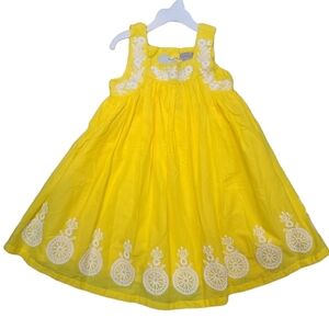 Tahari Baby Dress With Embroidery